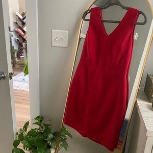 NWT Banana Republic red cocktail dress